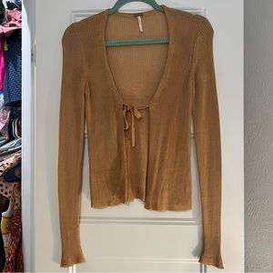 Free People Tie-front Cardigan